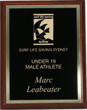 Walnut plaque
