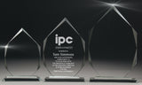 Diamond - Clear glass trophy