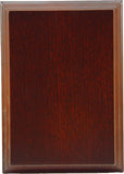 Walnut plaque